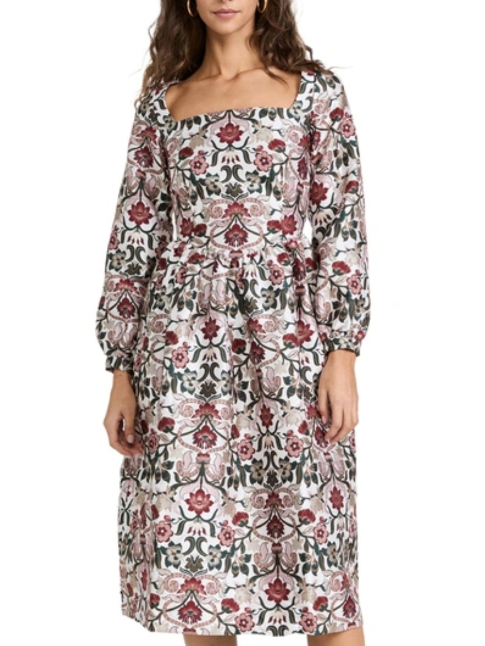 Meadows Marigold Tudor Midi Dress Sz 6
